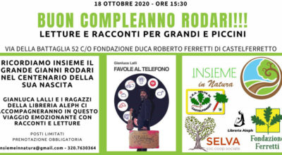 Buon compleanno Rodari alla Fondazione Ferretti