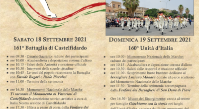 161° Battaglia di Castelfidardo e 160° dell’Unità d’Italia